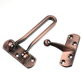 Upluckey Swing Bar Door Lock Home Security Door Latch Durable Zinc Alloy Gate Latch Lock Door Stopper Childproof Door Bolt Locks for Home(2pcs)