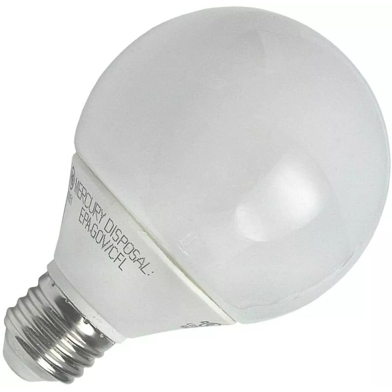 GE Mini Globe CFL 11 W 500 Lumen Soft White