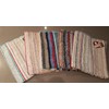 Lex's Linens Pack of 2 Eco-Friendly Multi Stripe Recycled Yarn
