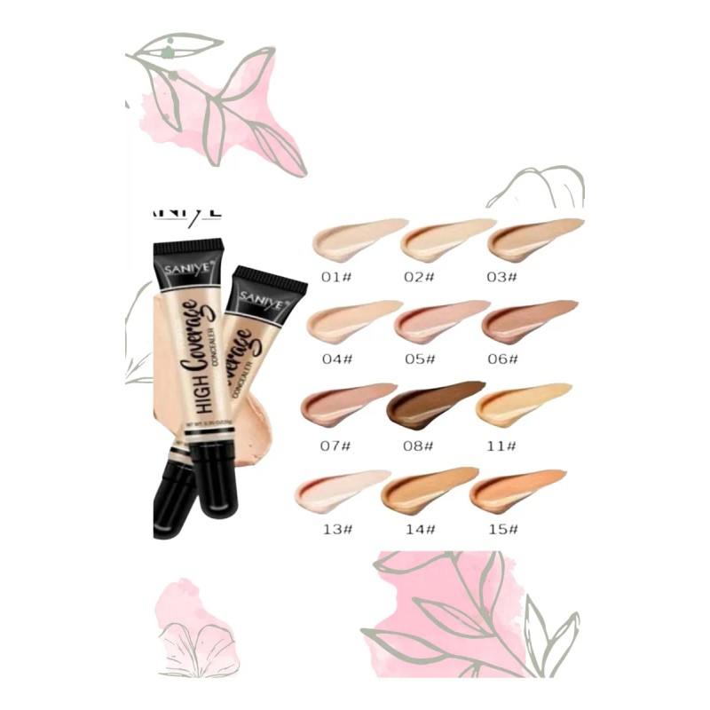 Corrector Liquido Saniye High Coverage Todos Los Tonos