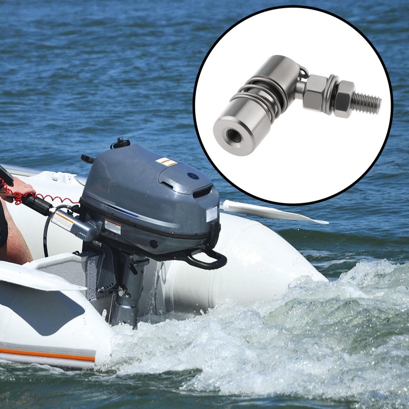 Briny River M6 Marine Ball Joint Connection Fitting for Outboard