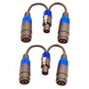KOOKFJLLZ 2-Packs Speakon Cables, Speakon Female to Speakon Male, Speakon