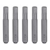 sourcing map 5pcs H3.5 Hex Screwdriver Bit 5/32" Hex Shank