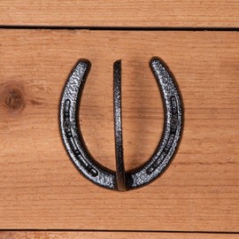 EASY-UP Pro Horseshoe Tack Hook | Stylish Horse Stable Essential | Versatile Use | Convenient Installation | Rust Resistant | Fits Any Room