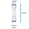 Maxmoral 4PCS One Way Push In Straight Quick Connect Check