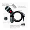 Voarge Bike Lock Combination 5-Digit, High Security Bicycle Chain, Codes