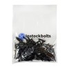 #10 X 1 Black Flat Head Sheet Metal Screws Phillips