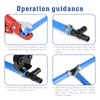 iCrimp PEX Cinch Tool for Stainless Steel Clamp-Vertical & Parallel
