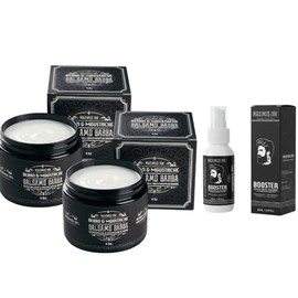 Kit 2 B?lsamos para Barba Maximus Inc ? F?rmula con Bergamota y Biotina ? Tratamiento de 2 Meses para Cuidado y Fortalecimiento de la Barba ? Ideal pa