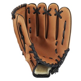 Aokesy Guante de Béisbol, Guante Entrenamiento de Sóftbol, Guante de Mano Izquierda para Adultos jóvenes Principiante para Campo Interior, Lanzador y Jardinero