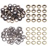 Swpeet 100Pcs - 50 Sets 10mm Hole Bronze Grommets Thick
