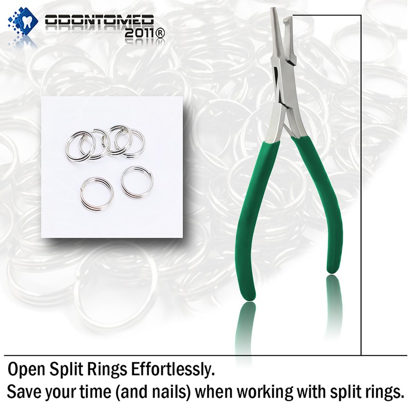 OdontoMed2011 Split Fishing Equipment Split Ring Plier Green Color Pvc
