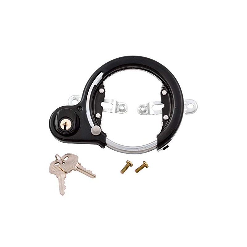 ゴリン(GORIN) シリンダー式 リング錠 ブラック NGR600-K