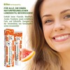 Toothpaste, natural toothpaste with xylitol, grapefruit flavour, fluoride free, menthol