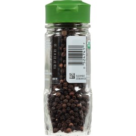McCormick Gourmet Organic Whole Black Peppercorns, 1.87 oz