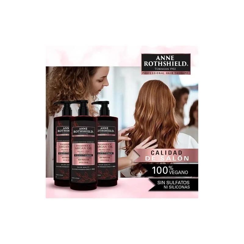 Acondicionador Vegano Anne Rothshield Macadamia