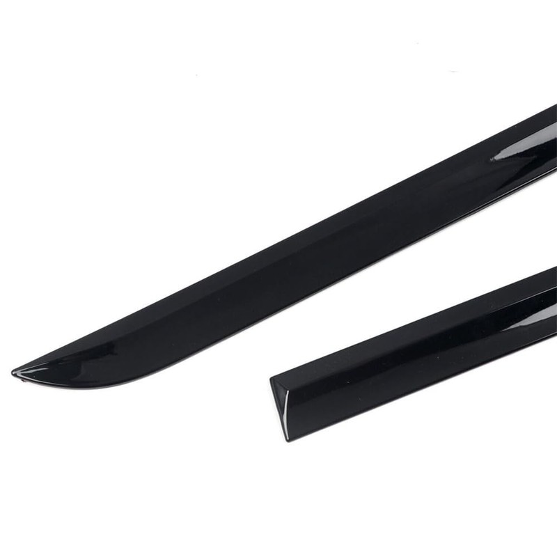 L2R Glossy Black Exterior Side Door Body Molding Bump Protector