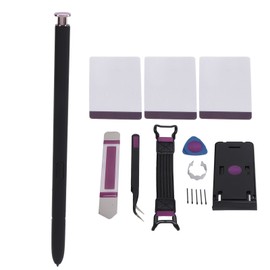 Phone Stylus Pen with Tips Phone Stand Anti Slip Strap High Sensitivity Stylus Pen for Galaxy S23 Ultra 5G Phone Purple