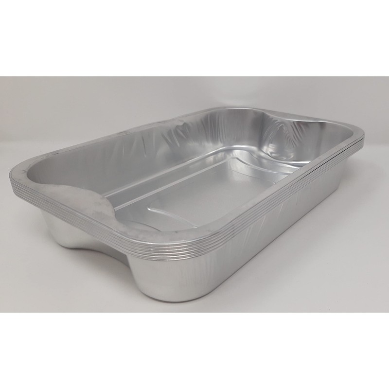 12 x Aluminium Foil Roaster Tray Rectangle Roasting Dish Inset