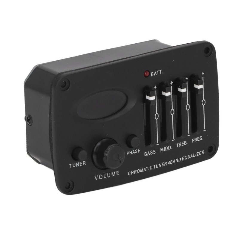 Acoustic Guitar 4 Band Equalizer EQ Preamps Piezo Pickup Chromatic