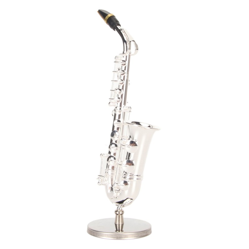Miniature Saxophone with Stand and Case Mini Musical Instrument Miniature