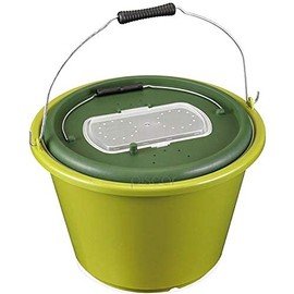 Lineaeffe 12 lt - 33 cm Container for Live Bait Tow Fishing Bucket, Green Brand