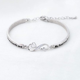 WUSUANED Nurses Prayer Bracelet Nursing Graduation Gift Prayer Inspirational Gift Nurse Gift for Women Nurse Jewelry (Nurses Prayer Bracelet)