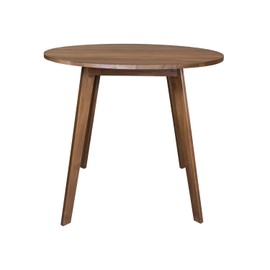 American Trails Genuine 100% Hardwood Round Dining Table - Hand-Wiped Walnut