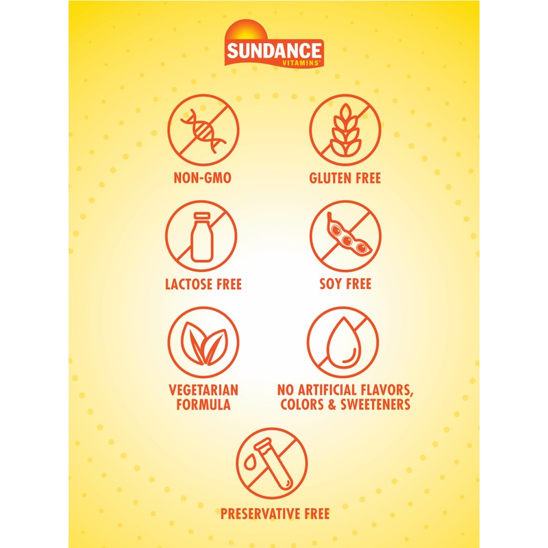 Sundance Vitamin C 500mg with Bioflavonoids and Rose HIPS |