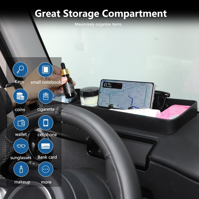 Car Center Console Dashboard Storage Tray Compatible with Ineos Grenadier