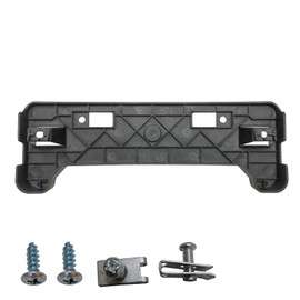 KYYET Front License Tag Plate Frame Bracket Holder Compatible with for Toyota Highlander 2017 2018 2019 Textured Black Replace 521140E130 TO1068139