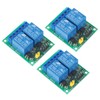 AOICRIE 3pcs 2 Channel DC 5V Relay Module for Arduino