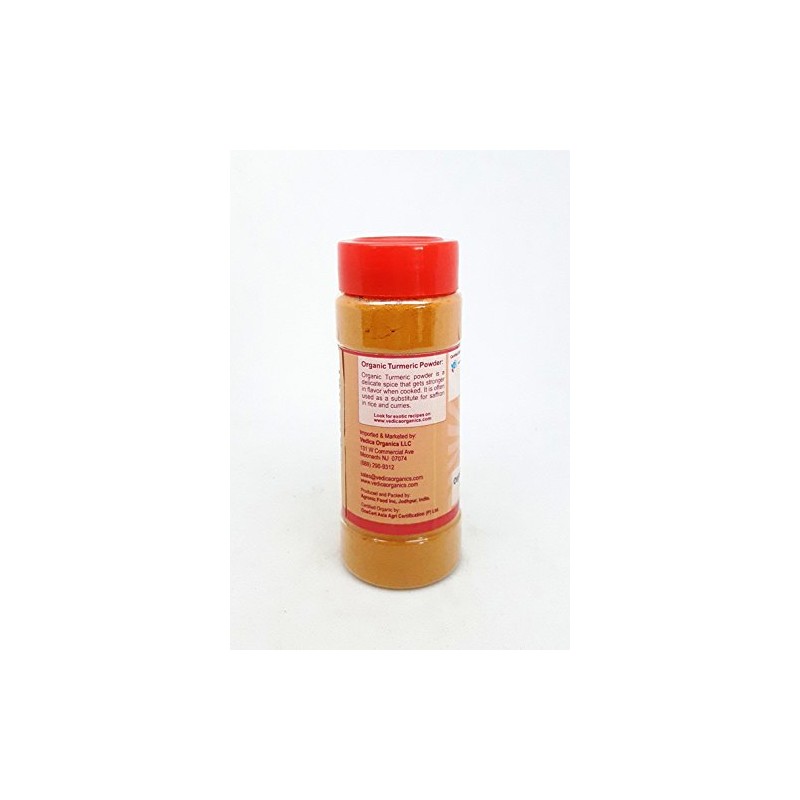 Vedica Organics - Organic Turmeric (Curcumin) Spice Powder (3 oz)