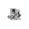 PATIKIL 925 Sterling Silver Letter Charm, Alphabet R Letters Bead