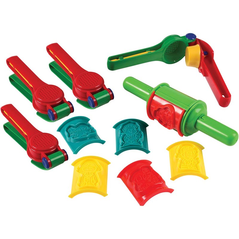 Constructive Playthings CPX-087 Classroom Clayworks Set 80 Piece Set