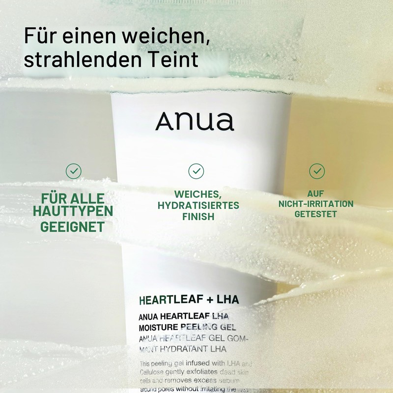 ANUA Heartleaf LHA Moisture Exfoliating Gel (120 ml)