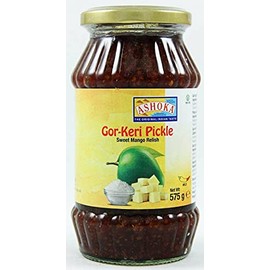 Ashoka - Sweet Mango Pickle - (gor keri - mild) - 575g - (pack of 4)