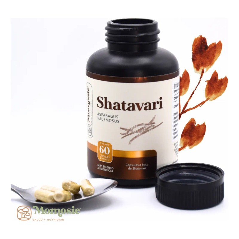 Shatavari 1000 Mg 60 Capsulas | Adaptógeno | Ingredientes Naturales