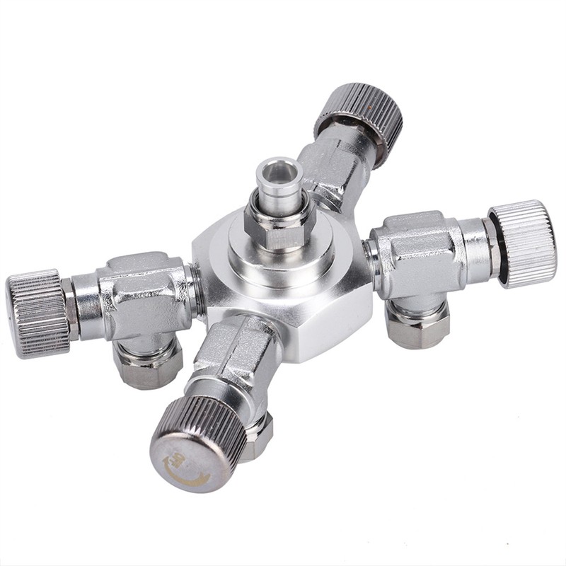 Multi Ways Distributor Aquarium Regulator CO2 Splitter Valve Fish Tank(4