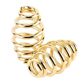 1 Pair 3inch Steel Seat Springs For Chopper Bobber Motorcycle Motorcycle Seat Spring (Gold)