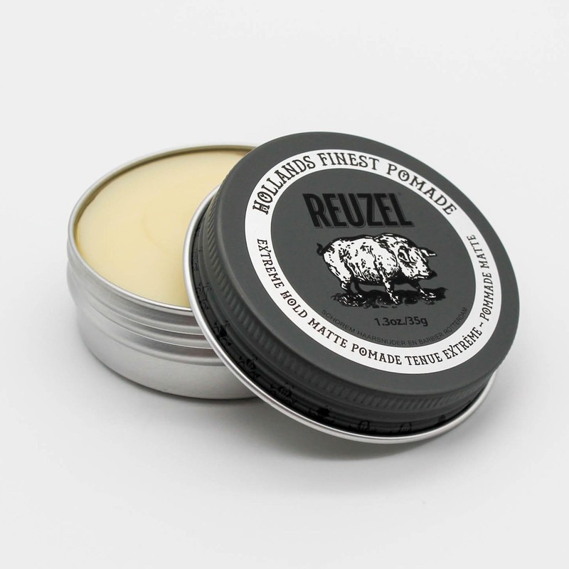 REUZEL Extreme Hold Matte Pomade, Strongest All Day Hold, Water