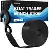 Heavy Duty Boat Trailer Winch Strap with Hook - 2"