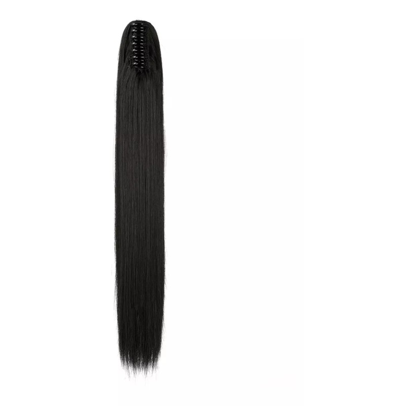 Felendy Extensiones De Cola De Caballo Clip Garra Recta 21