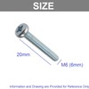 TERF® M6 X 20mm Pozi Pan Head Machine Screws Stainless