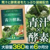 青汁酵素粒 大容量約6ヶ月分/360粒（ケール・クロレラ・大麦若葉などの青汁、酵素、スピルリナ、フィッシュコラーゲン）