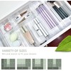 Grace Store 15 PCS Clear Plastic Drawer Organizer Tray for