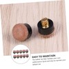 Mipcase 20pcs Tips Replacement Billiard Accessories for Pool Cues Tips