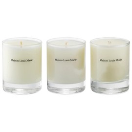 Maison Louis Marie - Le Bouquet Candle Trio Set Natural Soy Wax Candles | Luxury Clean Beauty + Non-Toxic Fragrance (Set of 3, 2.5 oz | 74 ml)