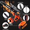 ZEEKSAW Mini Chainsaw 6 Inch Cordless, Super Handheld Chainsaw with