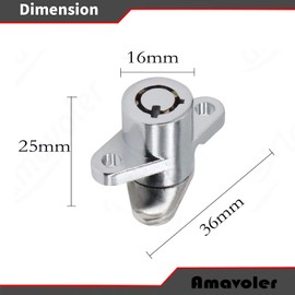 amavoler 2 Keys Saddlebag Lock Set Hard Saddle Bag Hardware Compatible for Harley Davidson Touring Street Glide Electra Glide Road Glide Road King 1993-2013